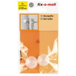 Suki Wandpuffer-Set klebend 2,2 cm transparent 2 Stück