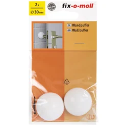 Suki Wandpuffer-Set klebend 3 cm weiß 2 Stück