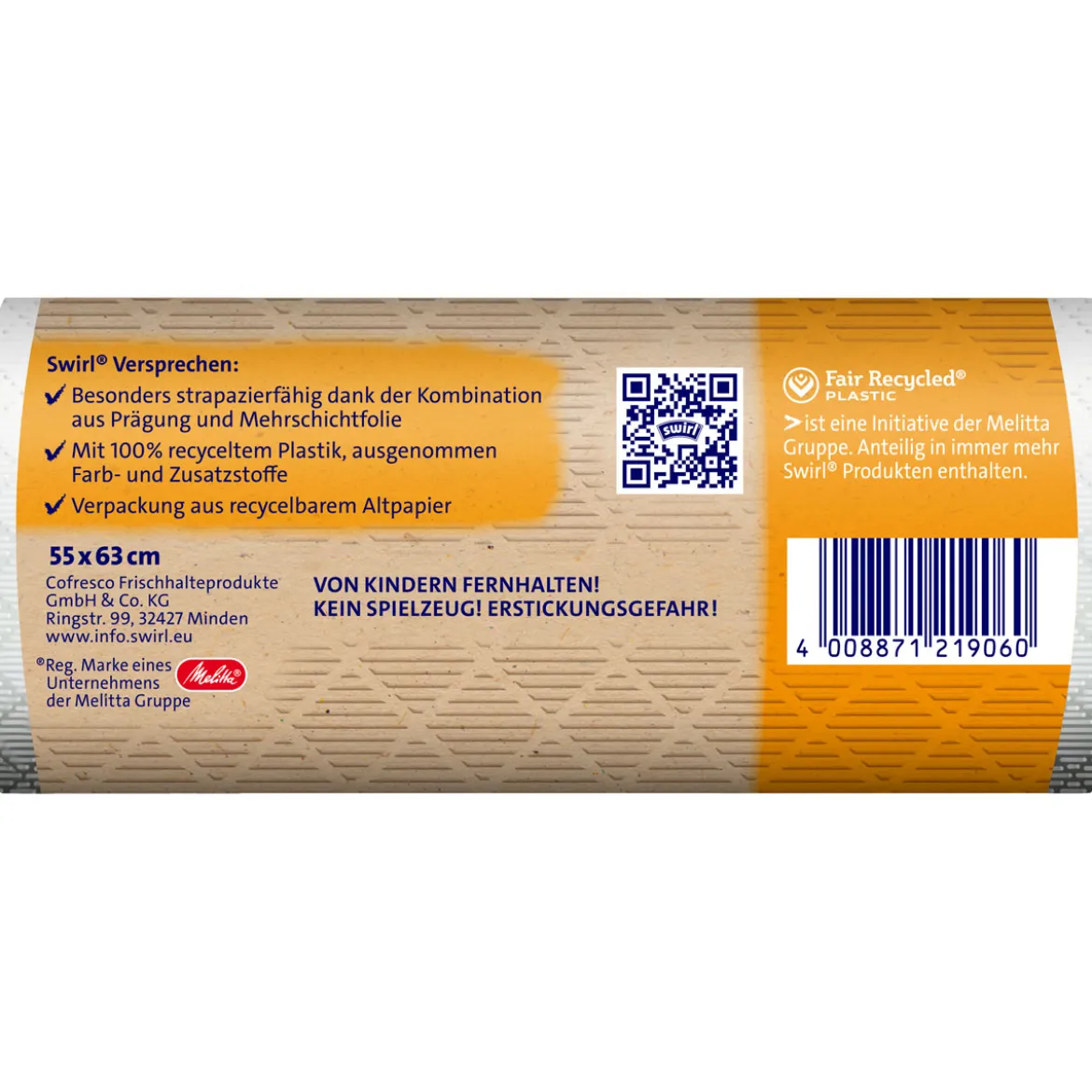 Swirl Zugband- Müllbeutel 35 L