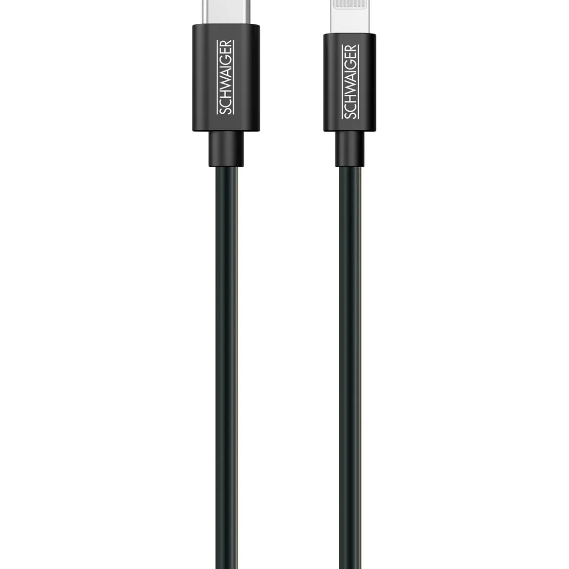 Sync u.Ladekabel Typ Apple lightning aufC 0,5m schwarz
