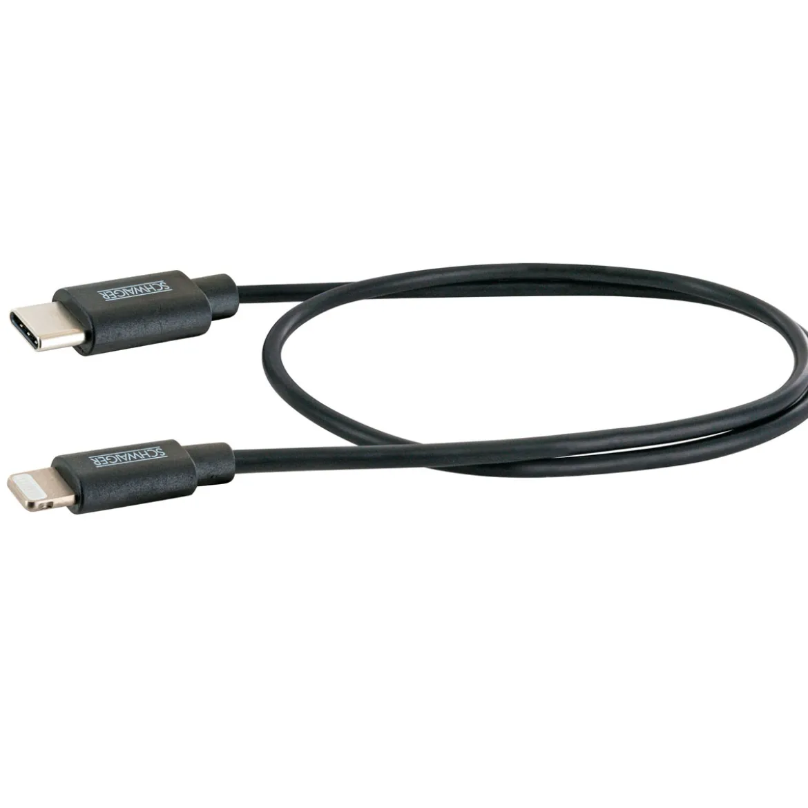 Sync u.Ladekabel Typ Apple lightning aufC 0,5m schwarz