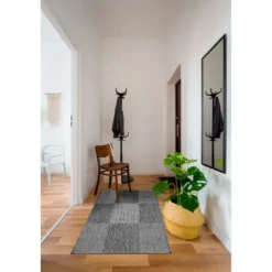 Teppich Arizona 67x140cm kariertanthrazit 972-81