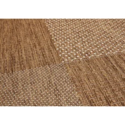 Teppich Arizona 160x230cm kariert beigebraun 972-10