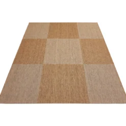 Teppich Arizona 160x230cm kariert beigebraun 972-10
