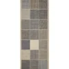 Teppich Clyde 80x200cm beige-blau