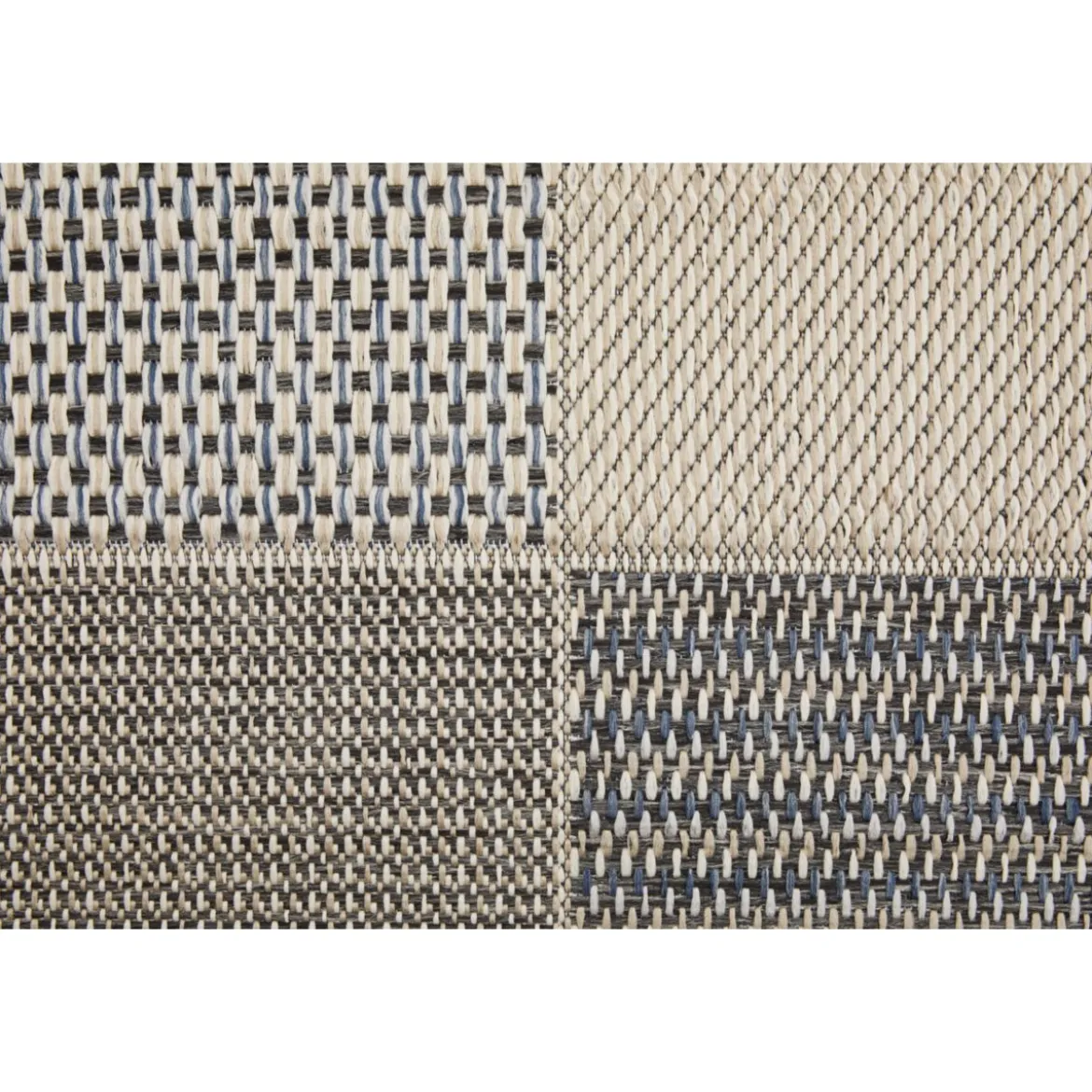 Teppich Clyde 80x200cm beige-blau