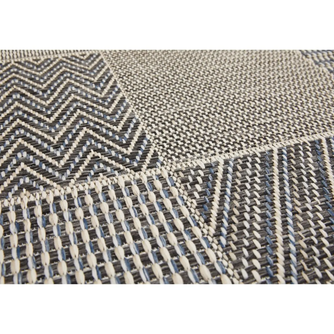 Teppich Clyde 80x200cm beige-blau