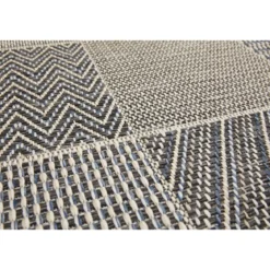 Teppich Clyde 160x230cm beige-blau