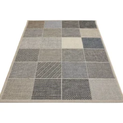 Teppich Clyde 160x230cm beige-blau