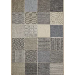Teppich Clyde 120x170cm beige-blau