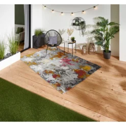 Teppich Portland 120x170cm grau-multi