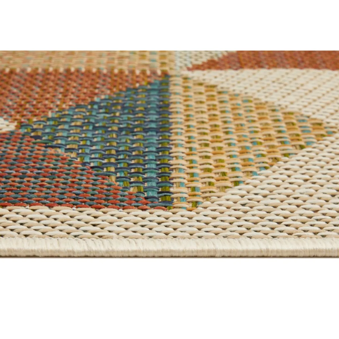 Teppich Sedona 120x170cm Kaestchen multi
