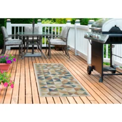 Teppich Sedona 80x150cm Kaestchen multi