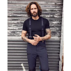 Terrax Workwear Arbeitshose anthrazit/ petrol Größe 52