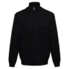 Terrax Workwear Strickjacke Herren schwarz melange M