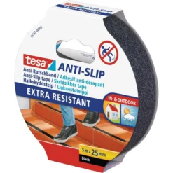 Tesa -Anti-Rutschband 5mx25 mm schwarz