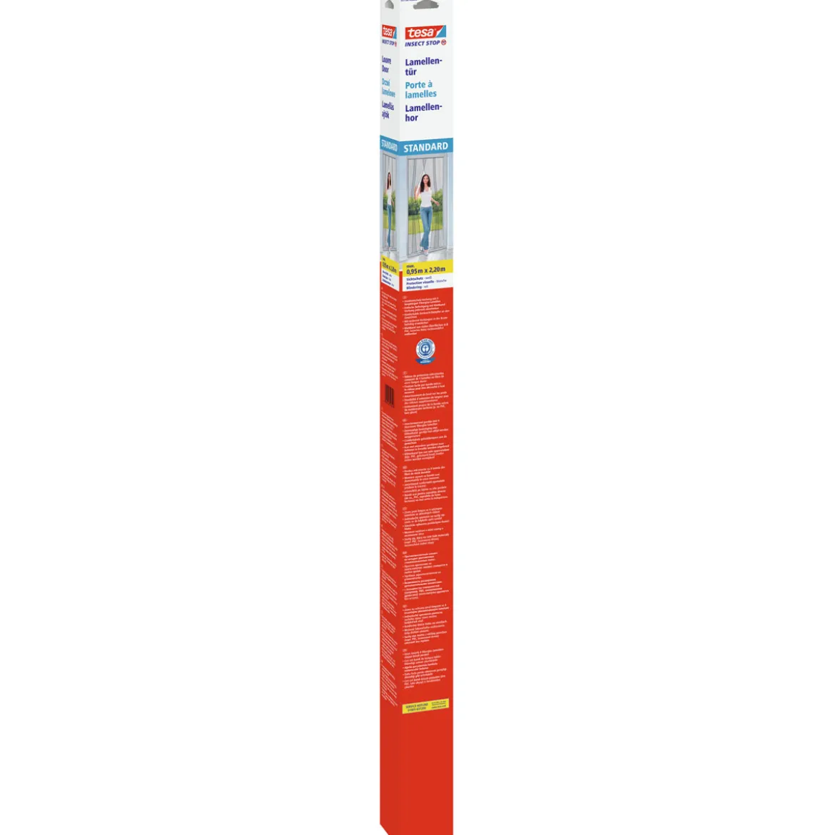 tesa Fliegengitter Lamellentuer, weiss2,20 x 0,95m