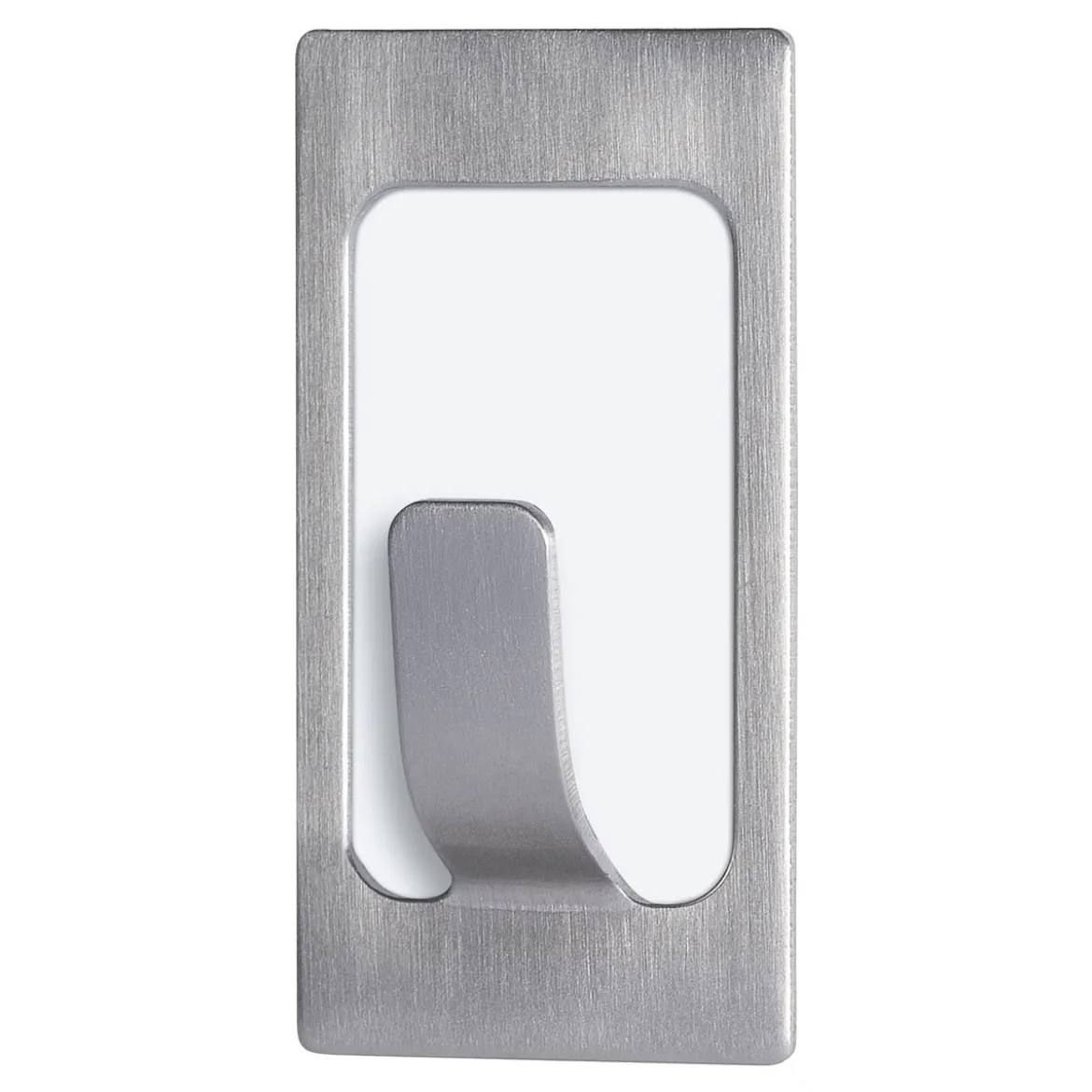 Tesa Haken Powertstripe Small Metallic Rechteck 2 Haken und 4 Strips