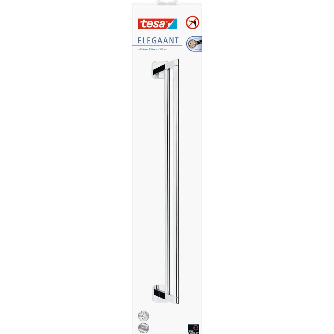 Tesa Handtuchstange doppelt Elegaant