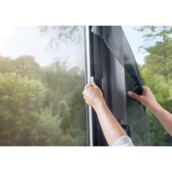 Tesa IS Pollen- & Insektengitter für bodentiefe Fenster, anthrazit, 1,2x2,4m