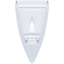 Tesa Klebehaken transparent Glas 5 Stück Traglast 5 x 0,2 kg