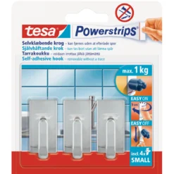Tesa Mini-Haken classic chrom
