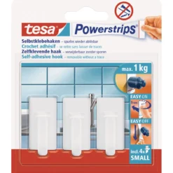 Tesa Mini-Haken classic weiß