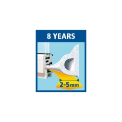 Tesa moll P-Profil 6mx9 mm 2-5 mm Large Braun