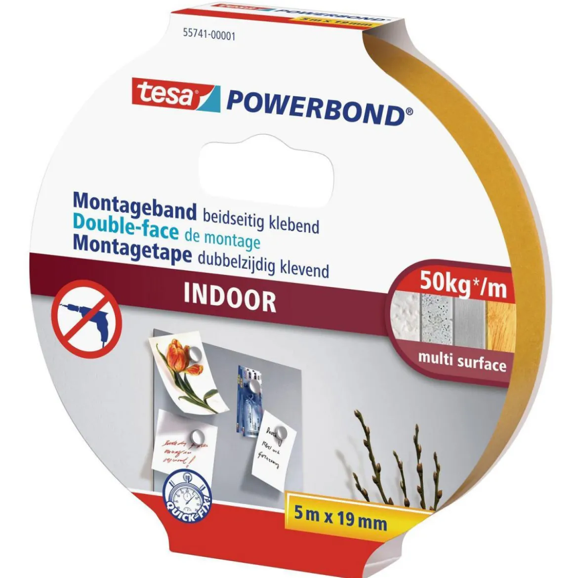 Tesa Powerbond 5mx19 mm