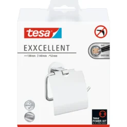 Tesa Toilettenrollenhalter mit Deckel Exxcellent