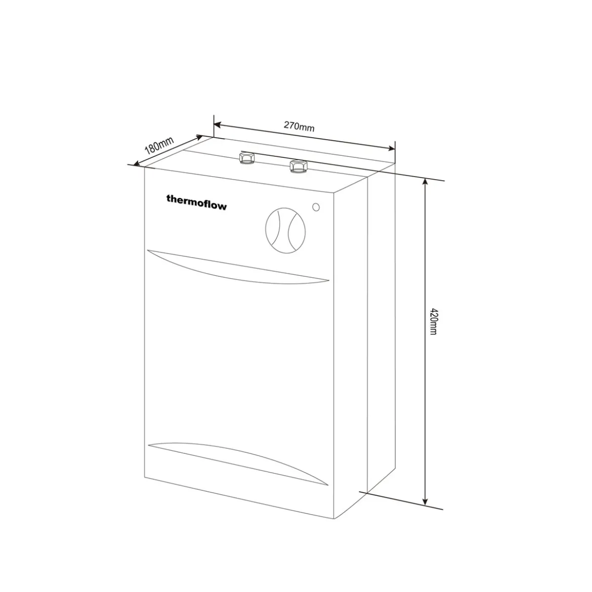 Thermoflow-Set OT5 mit Armatur Qmix 10