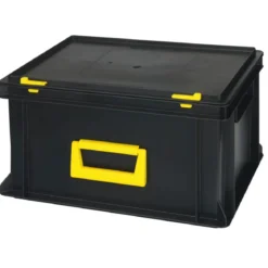 Tood Systemkoffer Newbox PC 20 stapelbar 40 x 30 x 23,3 cm schwarz-orange