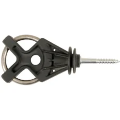 Torisolator X3 Durchmesser 6 mm verzinkt schwarz 10 Stück