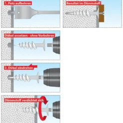 TOX Dämmstoffdübel Thermo 50 4 Stück