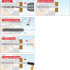 TOX Nageldübel Attack 8/80 50 Stück