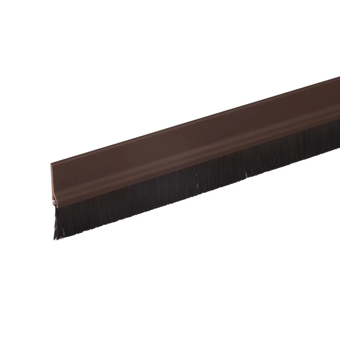 Türdichtung Standard braun mit Bürste selbstklebend 1m