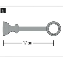 Träger 17 cm KS Bifo 28mm weiß
