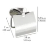 Turbo-Loc WC-papierhalter m/D OreaShine