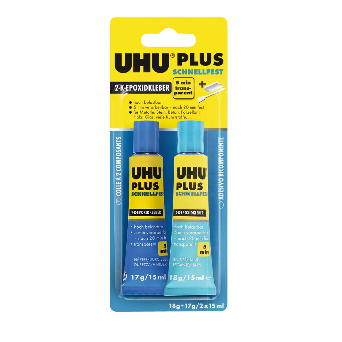 UHUZwei-Komponenten-Klebstoff plus schnellfest 35 g
