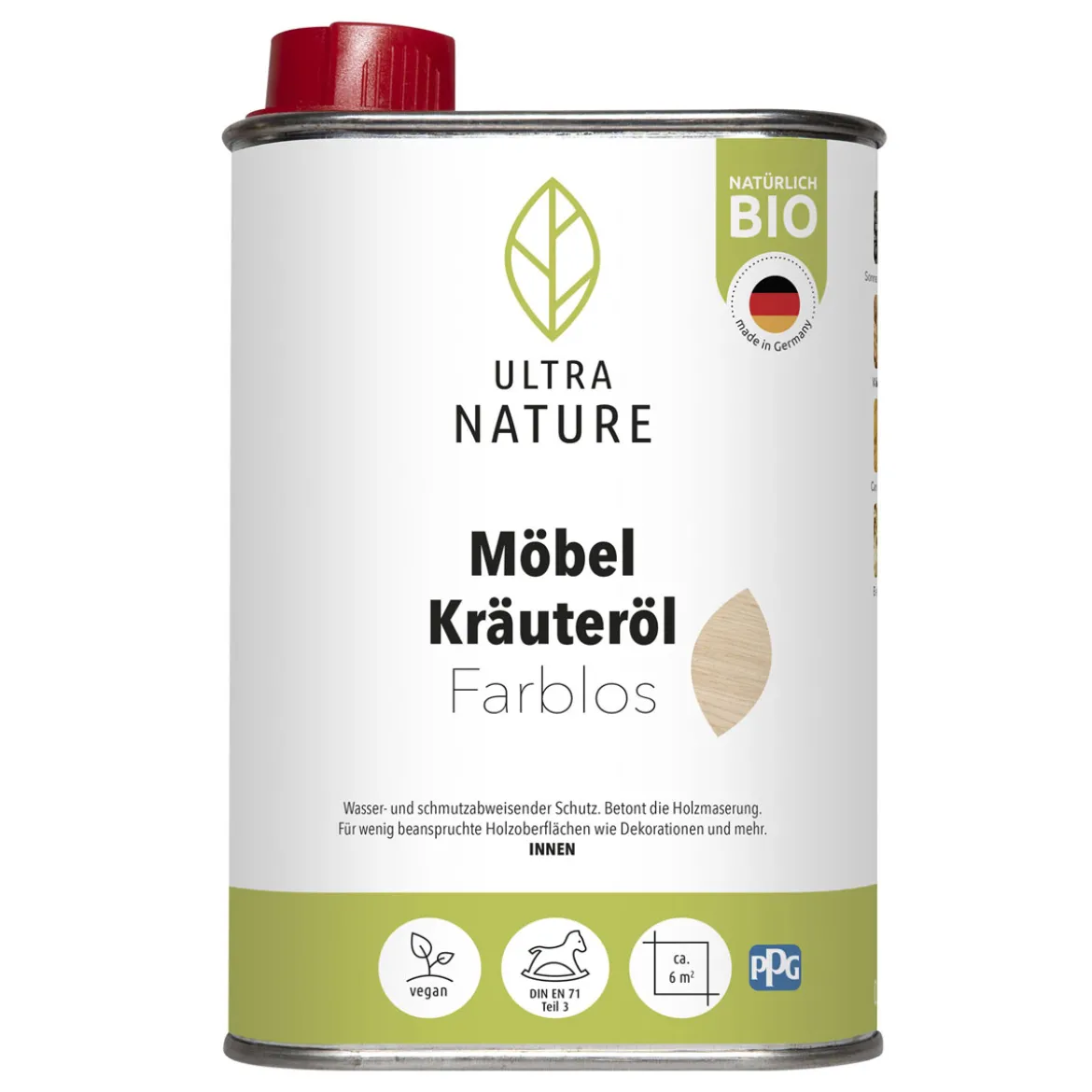 Ultra Nature Möbel Kräuteröl Farblos 0.25 L