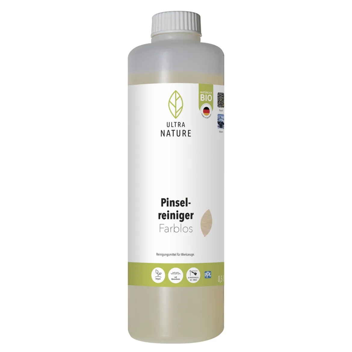 Ultra Nature Pinselreiniger Farblos 0.5 L