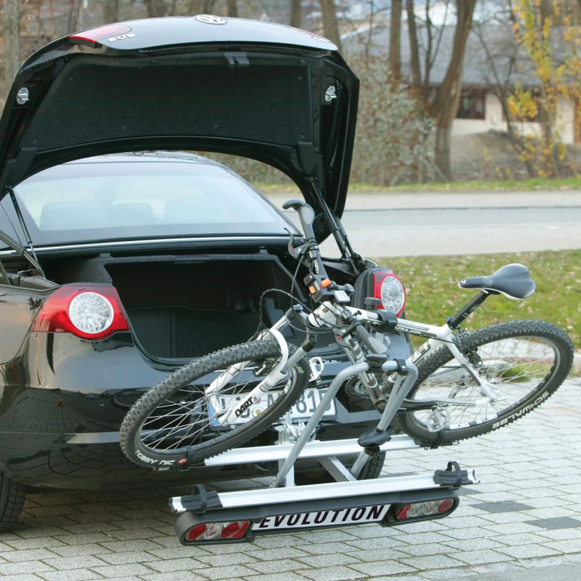 Unitec Fahrrad-Kupplungsträger Alu Atlas für 2 Fahrräder