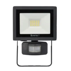 Unitec LED Wandstrahler mit Bewegungsmelder 10W 800lm anthrazit