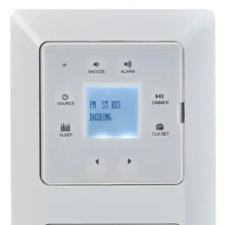 Unitec Unterputz-Radio mit Touchfunktion und Bluetooth weiß