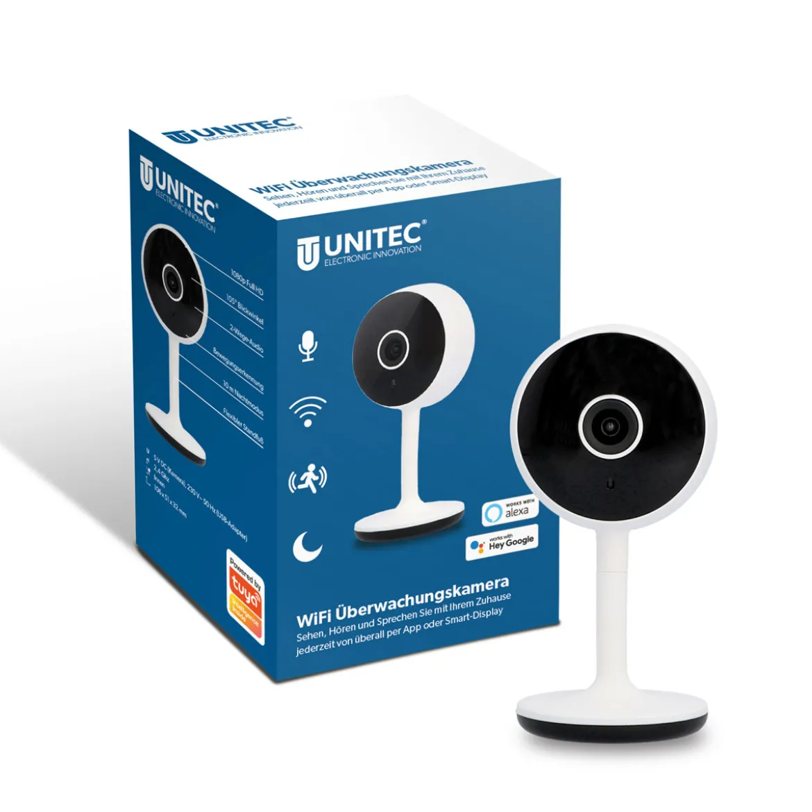 Unitec WIFI Kamera Smart inkl Bewegungssensor Indoor