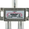 Univ. Verteiler 2-fach silber