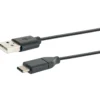 USB 3.1 Adapterkabel 3.1C-St/2.0 A-St 1mschwarz