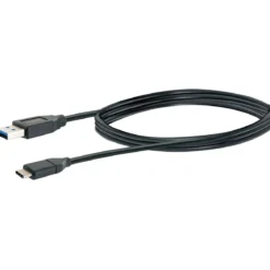 USB 3.1 Adapterkabel C St. - USB 3.0 ASt. 1m sw