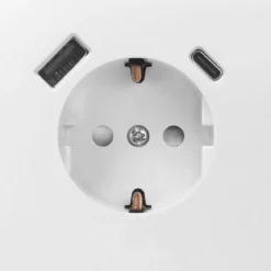 USB-Steckdose (A/C) Sao Paulo ultraweiß