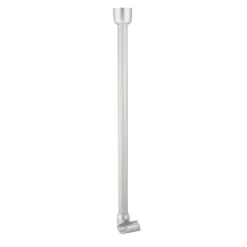 ValblueDeckenstütze für 25 mm Duschgestänge 55 cm eloxal Aluminium